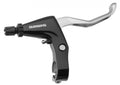 SHIMANO BL-R780 rechter Bremshebel für Fitnessräder mit Flachlenker, schwarz-silber
