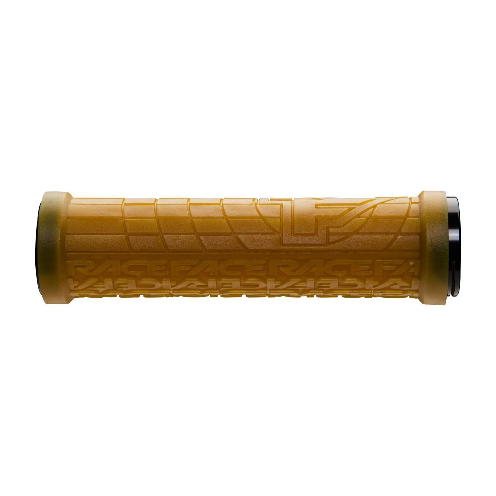 Race Face Grippler Lock-On Griff 30mm gum braun für sicheren Halt und moderne Ausführung.