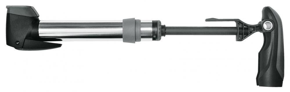 SKS Minipumpe Injex T-Zoom Fahrrad Handpumpe mit T-Griff für Presta- und Schrader-Ventile.