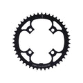 BBB Cycling BCR-75E E-Bike-Kettenblatt aus Stahl, 46 Zähne, 104 BCD, schwarz. Robust für E-Bikes.