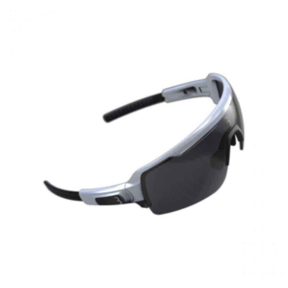 BBB Cycling Sportbrille Commander Gr. M weiß glanz - maximale Sicht & Schutz