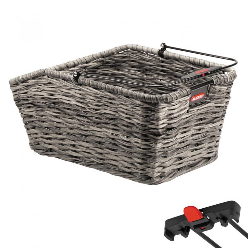 KLICKfix Hinterradkorb Structura GT Racktime grau 44x24x20 cm