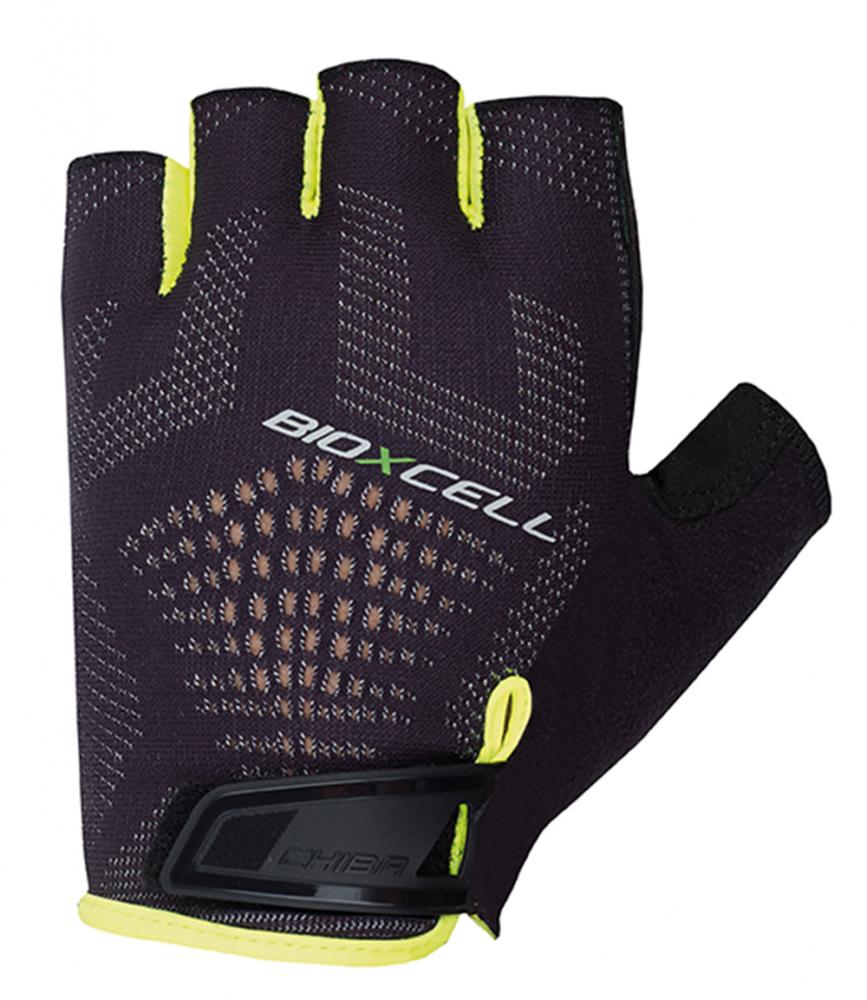 CHIBA BioXCell Super Fly - Radhandschuhe schwarz/neongelb, XL, 70 g