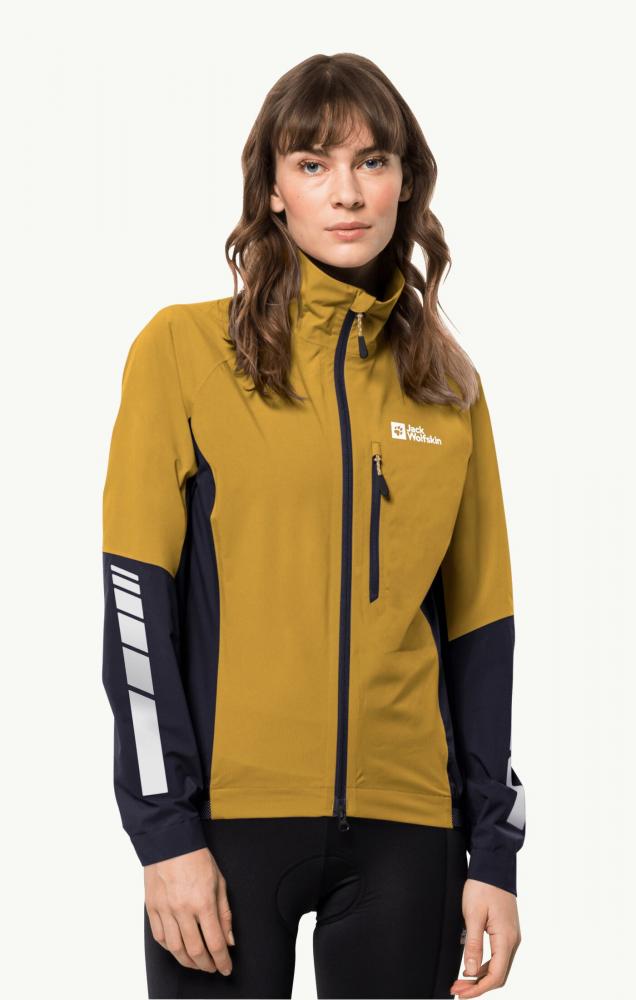 Jack Wolfskin Morobbia 2.5L Jkt W Texapore Regenjacke Golden Spice Größe M