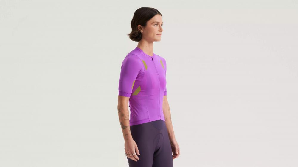 PRIME HYPRVIZ JERSEY SS WMN - Damen Radtrikot kurzarm mit hoher Sichtbarkeit - Größe XS