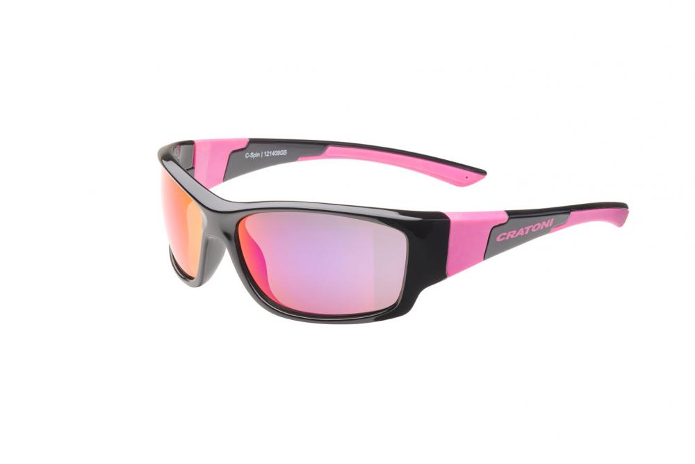 Cratoni Sportbrille C-Spin black-pink glossy Größe UNI