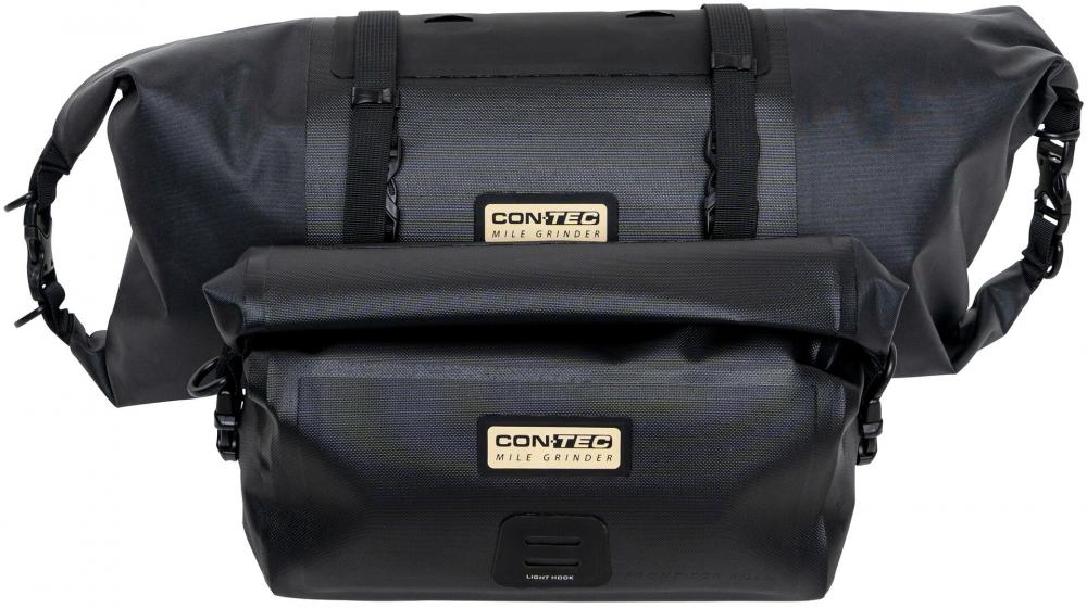 Contec Lenkertasche Mile Grinder Front schwarz Größe 62.5x28 cm 8 Liter