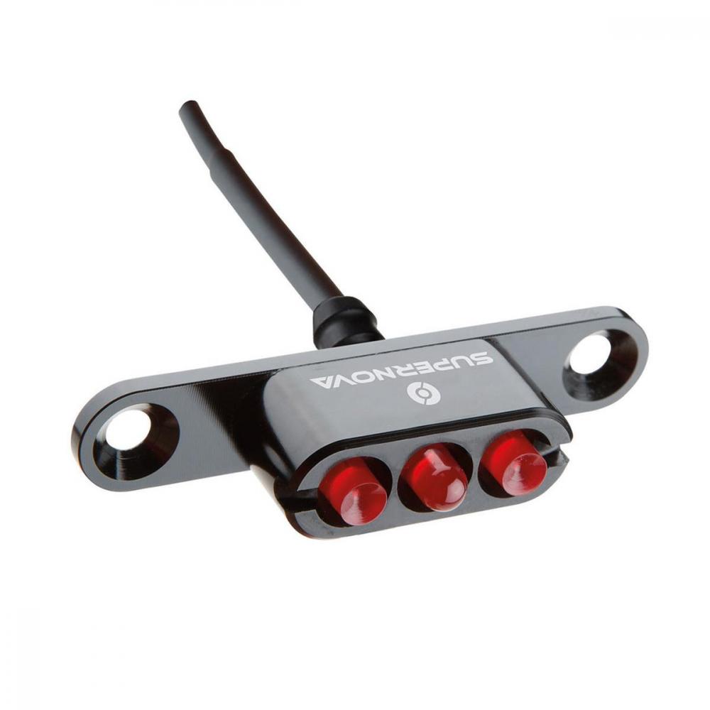Supernova E3 Tail Light 2 Gepäckträger-Rücklicht 12 V schwarz - maximale Sichtbarkeit & Sicherheit