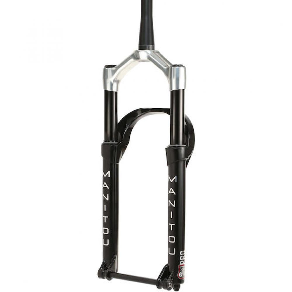 Manitou Federgabel Mastodon Pro Gen. 3 100 mm Mattschwarz/silber - steife Fatbike-Gabel für anspruchsvolle Trails
