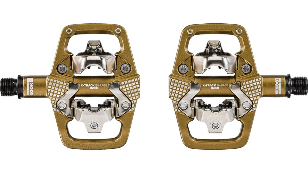LOOK X-Track EN-Rage Plus Klickpedale bronze, 664 mm² Plattform - Trail & Enduro Pedal mit geschmiedetem Aluminiumgehäuse, SPD kompatibel