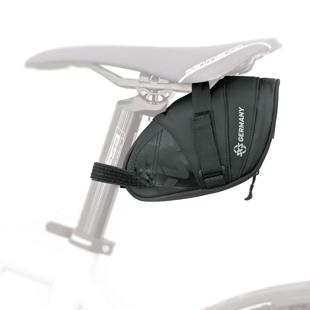SKS Explorer Straps 800 Satteltasche schwarz Wasserdichte Bikepacking-Tasche mit 0,8L Volumen, robuster Klettverschluss, ideal für MTB & Gravelbike