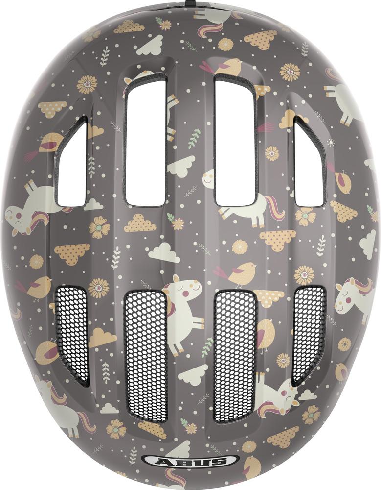 Abus Kinderhelm Smiley 3.0 grey horse S 45 bis 50cm