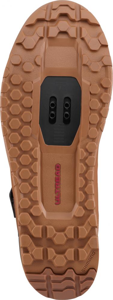 SHIMANO Fahrradschuhe GE900GTX Herren/Damen MTB SPD Größe 46 Braun - wasserdichte Gravity-/Enduro Schuhe