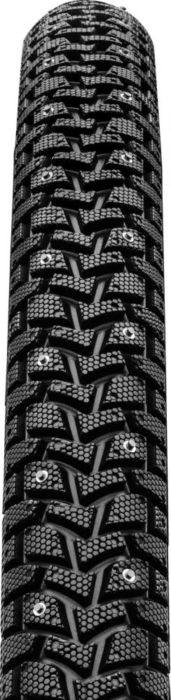 Continental Conti Contact Spike 120 Fahrradreifen, Profil mit Metallspikes und hexagonalen Noppen, Reflex.