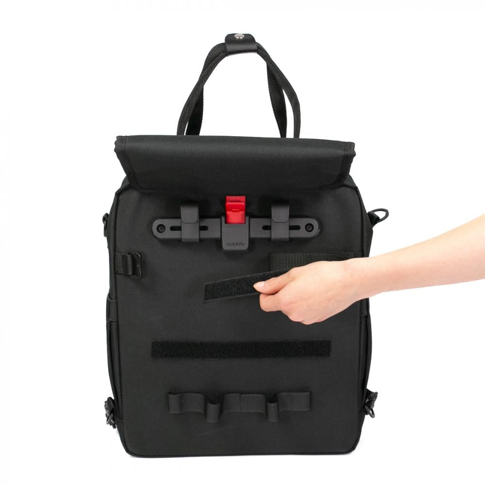 Haberland Bike-Rucksack More Than Work schwarz - flexible Office- & Bike-Tasche