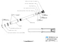 FOX Service Set Air Shaft Assy AWL 36 E-Opt 160mm - präzise Luftfeder-Wartung