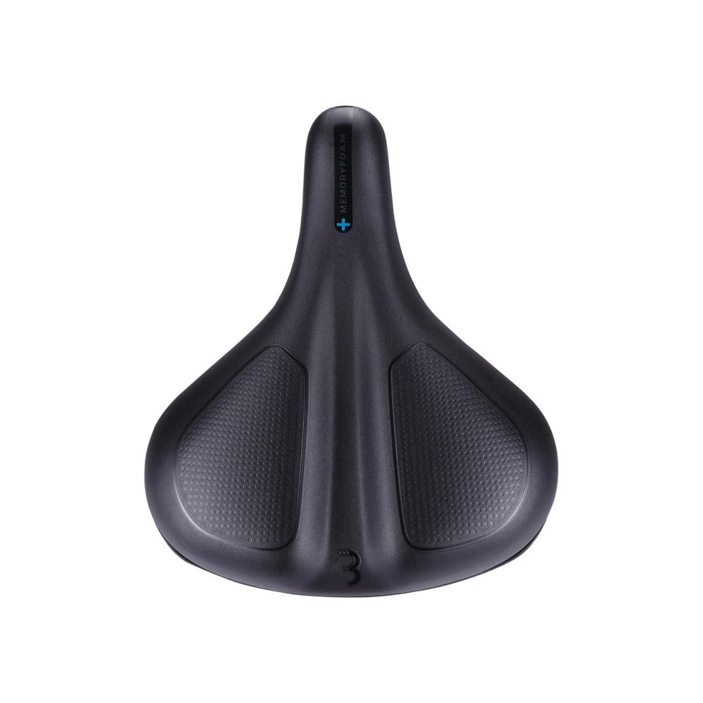 BBB Cycling BBB Sattel Comfort Plus Upright City schwarz - maximaler Komfort im aufrechten Sitz