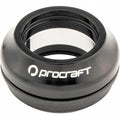 Procraft Steuersatz SIO 1 1/8" Schwarz - semi-integrierter Ahead-Steuersatz oben