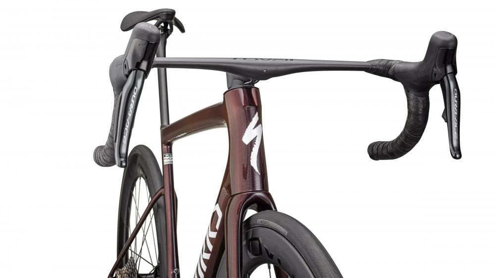 Specialized Tarmac SL8 SW Di2 Rennrad - Satin Metallic/Red Pearl/Metallic White Silver - Rahmengröße 44 - Unbekannt