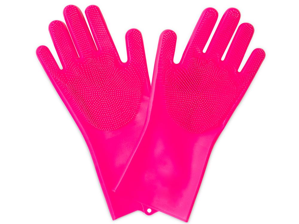 Muc Off Deep Scrubber Gloves pink M