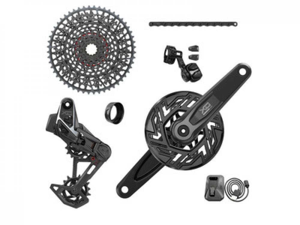 SRAM Kit XO AXS Eagle Transmission E-MTB 104 Lochkreis ohne Kurbelarme - Highend-Schaltperformance