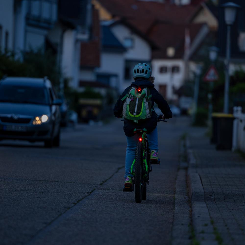 AURA Sigma Licht AURA MICRO Akku-Beleuchtungsset 30 Lux USB-C - StVZO-konform Fahrradlampe Schwarz