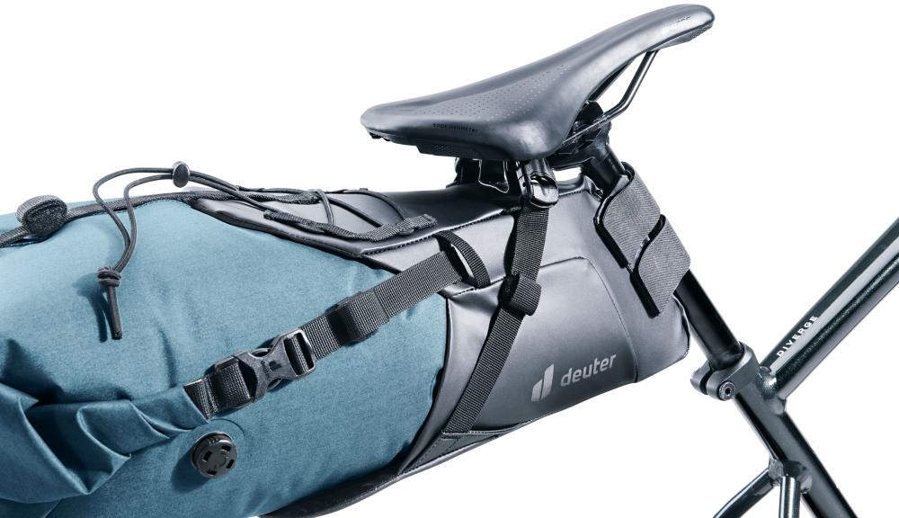 Deuter Cabezon SB 16 Satteltasche 16L Wasserdicht - Zweiteilige Bikepacking-Tasche für Gravel & Rennrad