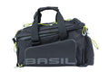 Basil Gepäckträgertasche Miles Trunkbag XL Pro schwarz lime 36l.