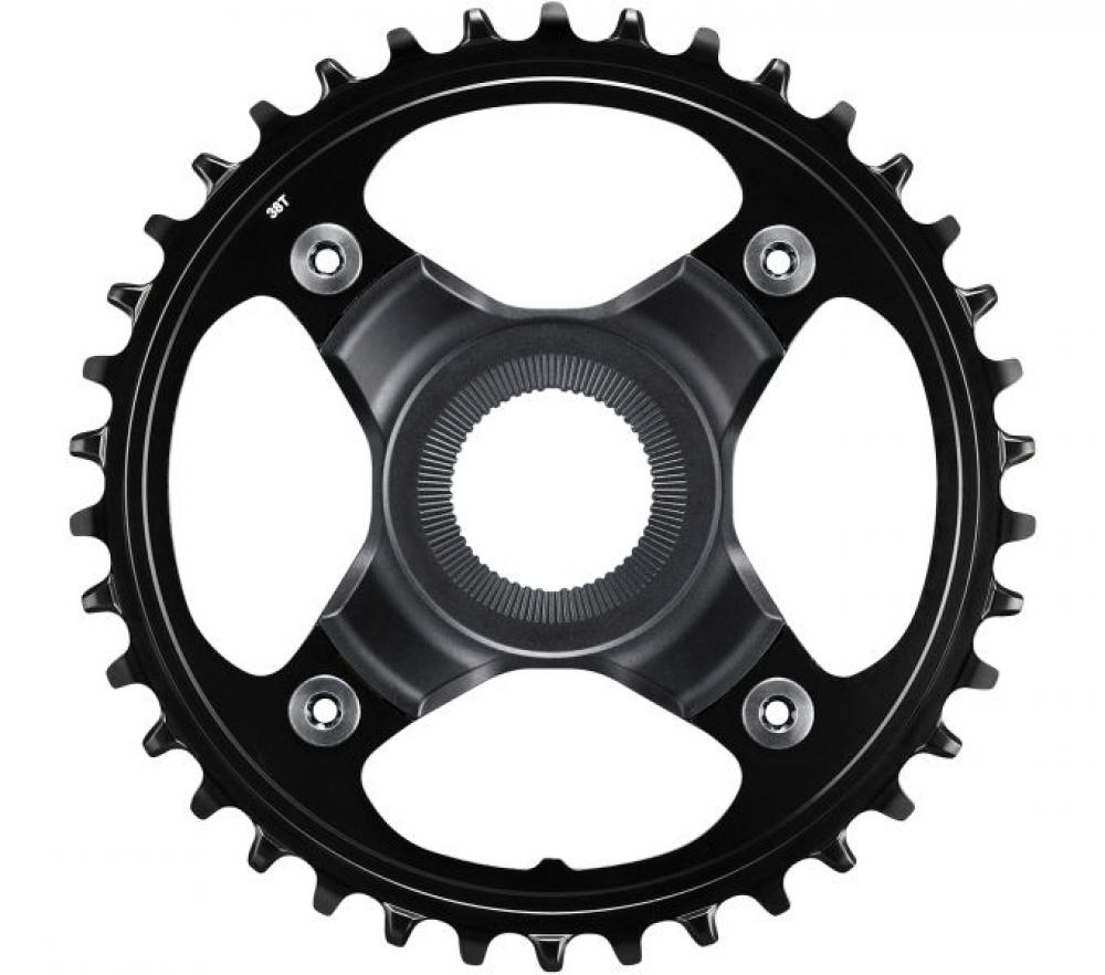 SHIMANO Kettenblatt E8000 SM-CRE80 38Z ohne KSR - Effiziente Performance für E-MTB-Antriebe