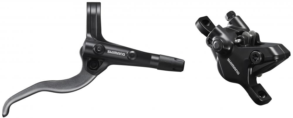 SHIMANO Scheibenbremse MT401/MT410 HR Scheibenbremse - hydraulisch, befüllt, Grau