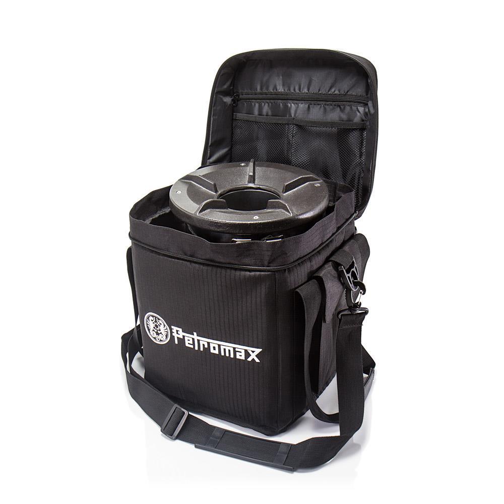 Petromax Transporttasche für Raketenofen rf33 Robuste Nylon-Tasche mit verstärkten Wänden, abnehmbarem Schultergurt und zusätzlichen Taschen für Zubehör