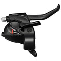 SHIMANO ST-TX800 8-fach rechter Schalt-Bremshebel schwarz für 2-Finger V-Brake mit Ganganzeige