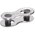 Vision Kettenschloss Link Connector 10-fach Vernickelt, Schwarz - sicherer Kettenverschluss