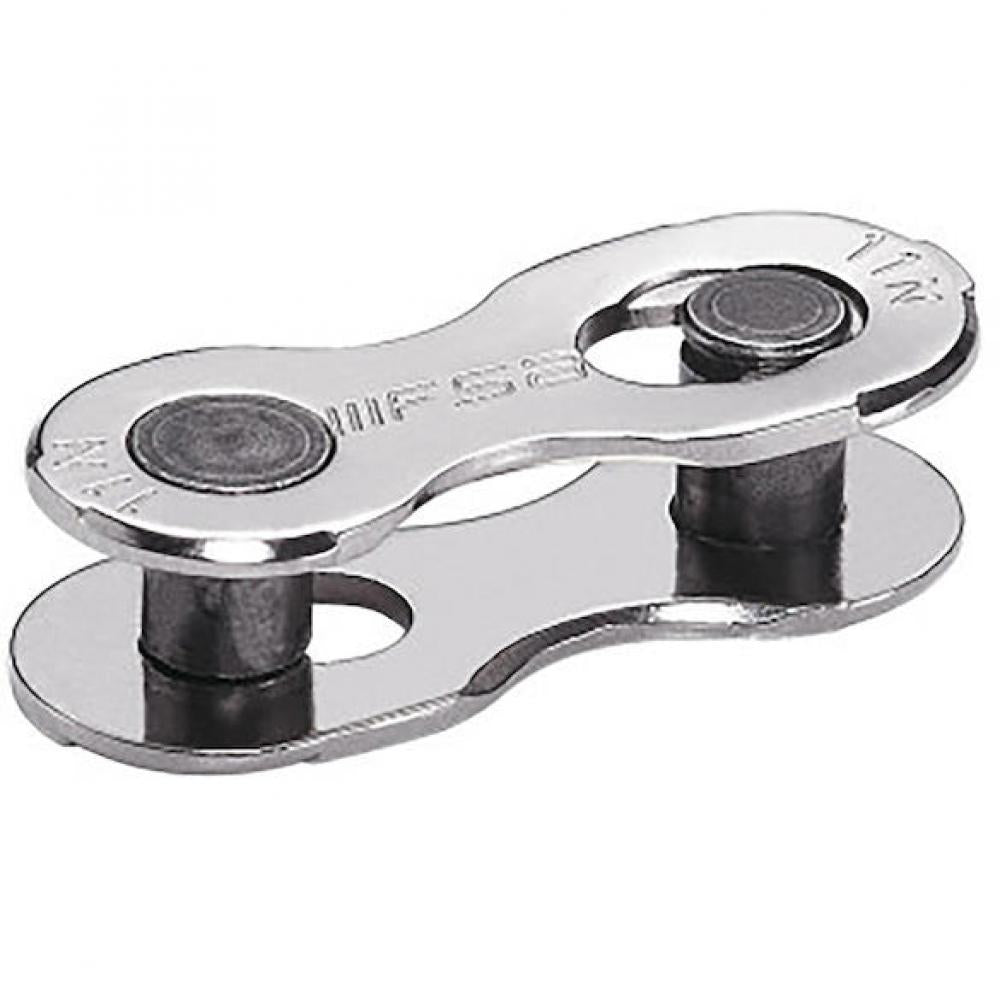 Vision Kettenschloss Link Connector 10-fach Vernickelt, Schwarz - sicherer Kettenverschluss