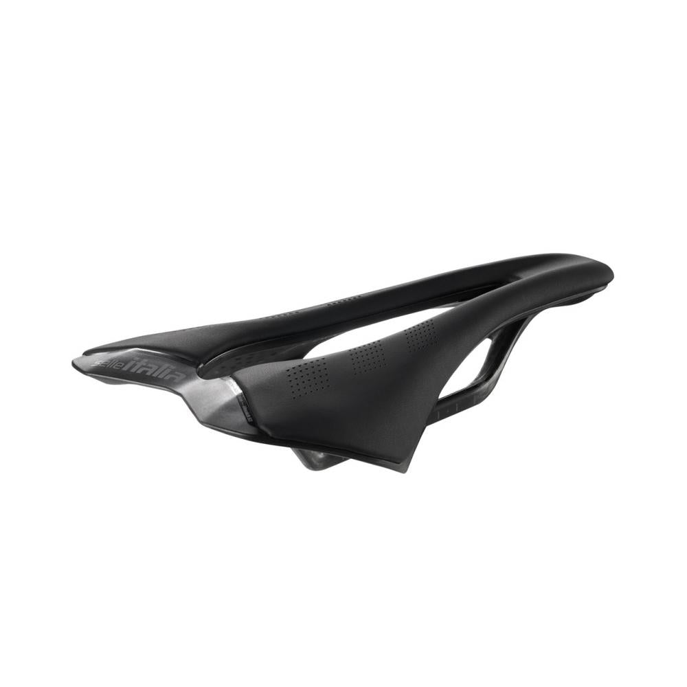 Selle Italia SLR Carbon S3 Rennsattel - Superflow, Carbon Rails Ø 7×9 mm, 118 g, 130×242 mm - Ultraleicht & Performance für Straße