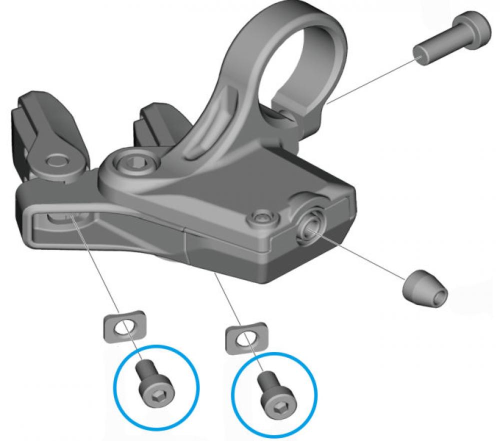 SHIMANO Befestigungsschraube SW-M8150 Schalthebel - Original Ersatzteil für SW-M8150