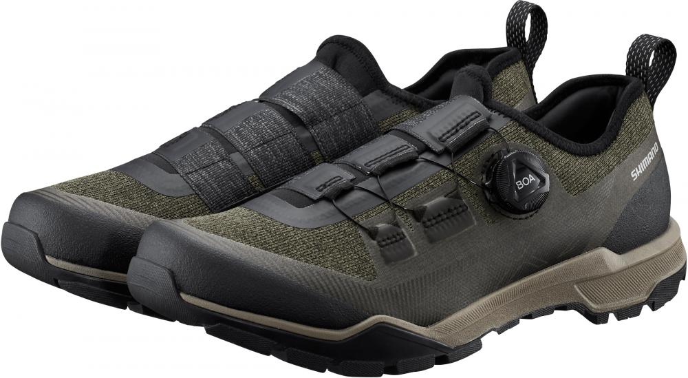 SHIMANO Fahrradschuhe EX700 Herren/Damen Touring SPD, Größe 38, Grün