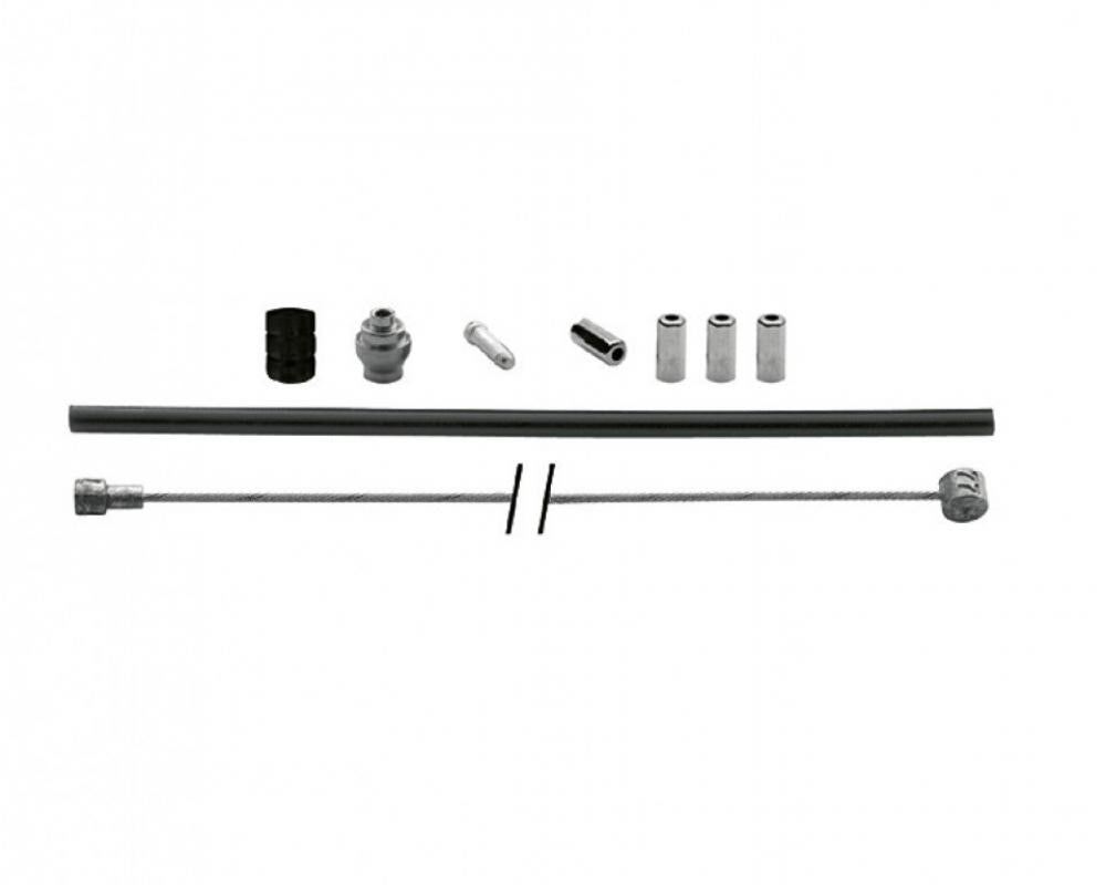 XLC Bremszugkit Universal BR-X91 schwarz mit Bremszughülle, Bremszug und Zubehör für Fahrräder.