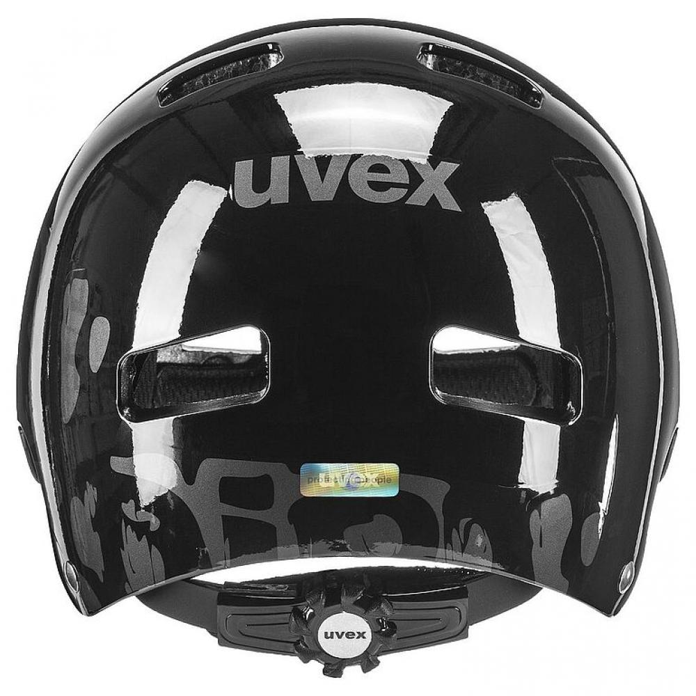 Uvex Kid 3 Kinder-Fahrradhelm dirtbike black 55-58 cm - robuster Hartschalenhelm mit IAS-System, Monomatic-Verschluss & 10 Belüftungsöffnungen