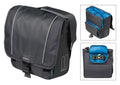 Basil Schultertasche Sport Design Commuter graphit 18l mit Kordelverschluss und Reflektoren für Fahrrad.