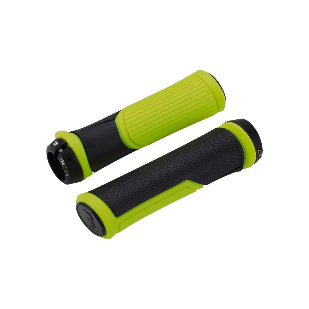 BBB Cycling Griffe Cobra 142mm schwarz/neon gelb - ergonomischer Komfortgriff für MTB & Trekking