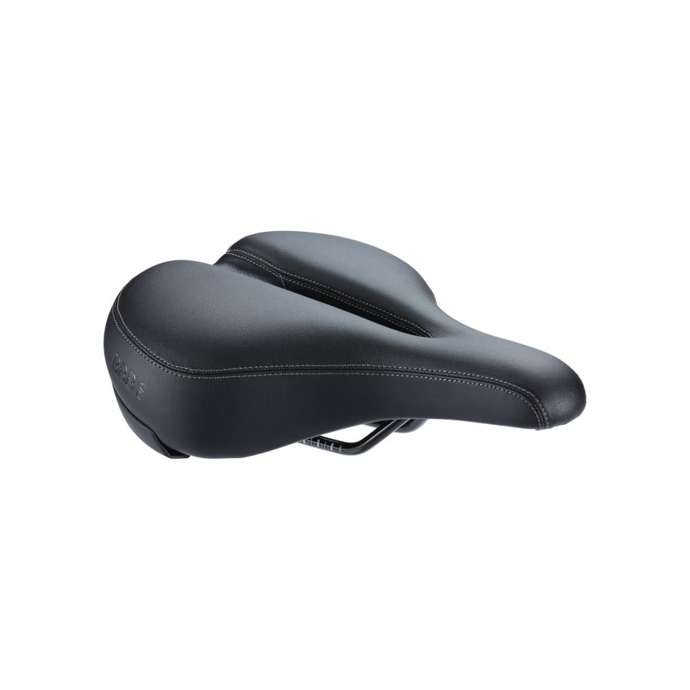 BBB Cycling BBB sattle SoftShape Relaxed anatomic 205 schwarz - komfortabler City-Sattel für entspannte Haltung