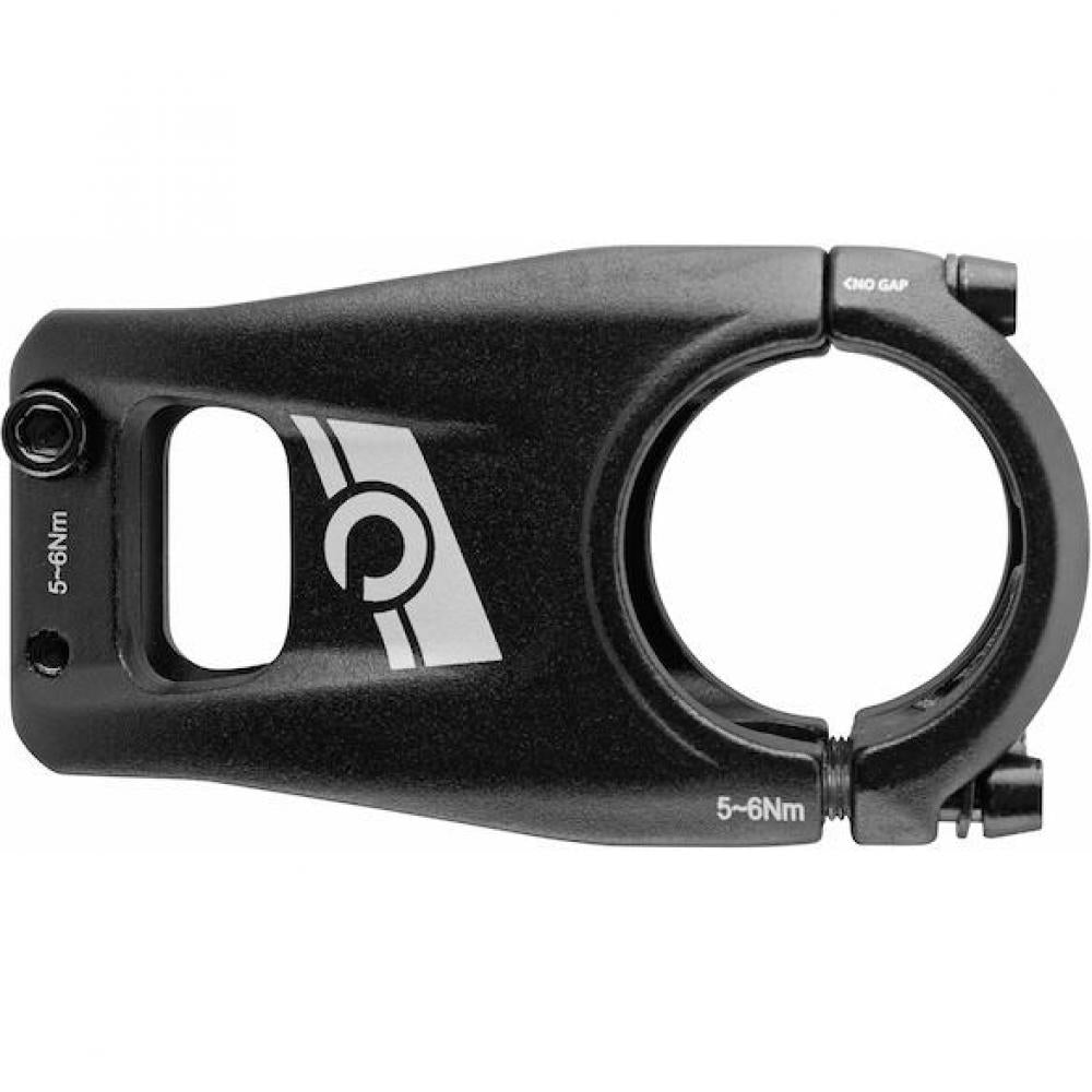 Procraft Vorbau Trail Pro 35 AICR 50 mm Schwarz, leichter 187 g MTB-Vorbau in der Seitenansicht.