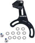 CONTEC Kettenführung "Guide.O S8000"nSB-verpackt, passend für Shimano E8000 MittelmotorennVerhindert das Abrutschen der Kette vom Kettenblatt, CNC-gefrästes Aluminium 6061-T6 mit hochfestem, kurzen Nylon-Käfig, kompatibel mit 30-40Z. Kettenblatt, einfache