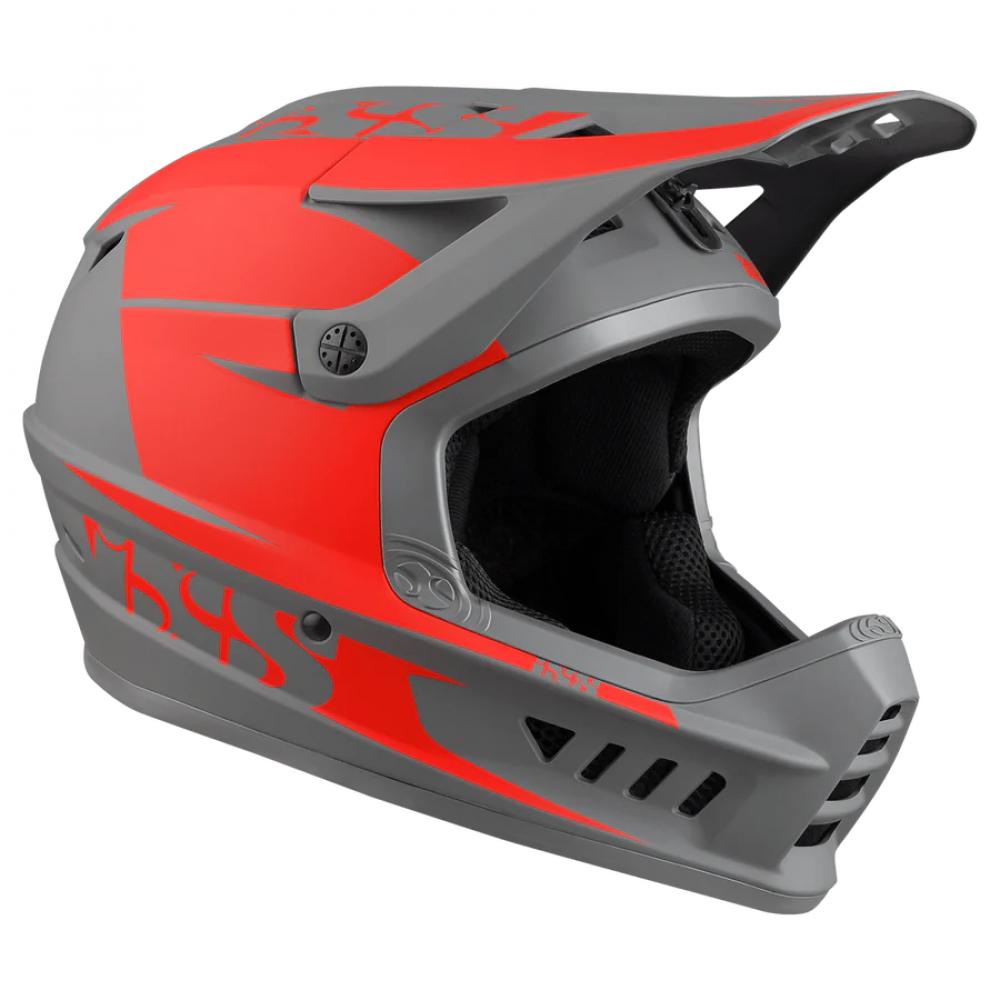 IXS Sports Division iXS XACT Evo helmet S/M Red-Graphite - Fullface-Helm mit Top-Schutz