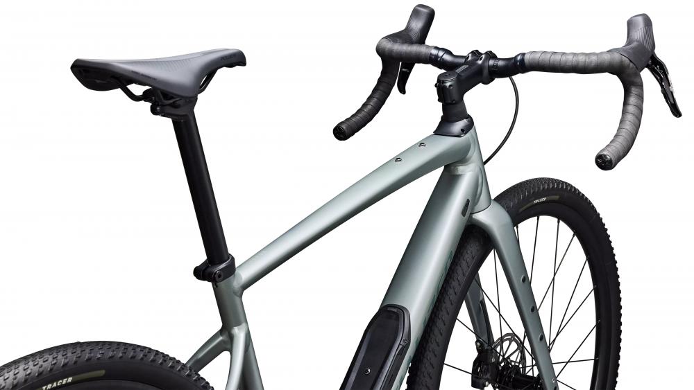 Specialized Diverge 4 Comp Alloy Gravelbike - Größe 56, Satin Shadow Silver Fjord, E5 Aluminium, SRAM Apex Eagle 1x12, Future Shock 3.1