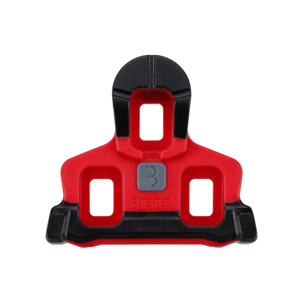 BBB Cycling BBB Schuhplatten PowerClip 6 degree One Size rot - effizienter Kraftschluss fürs Rennrad