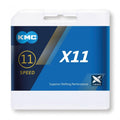 KMC X11 11s Kette 118 Glieder silber-schwarz - präzise Schaltperformance für 11-fach Antriebe