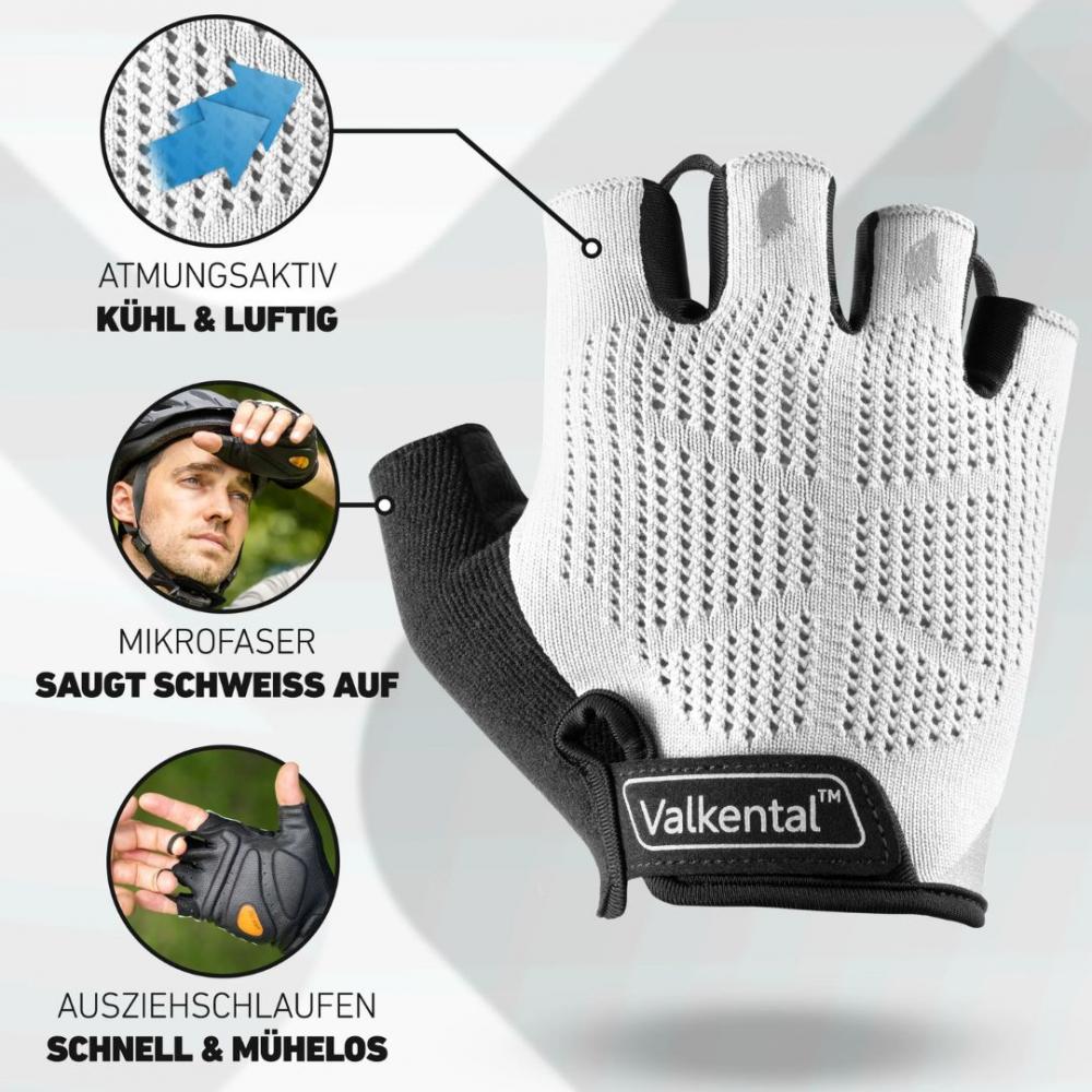 Valkental Handschuhe BikeRider Advanced Gr. L grau