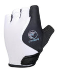 CHIBA Lady Air Plus - Damen Radhandschuhe, kurz, schwarz/weiß, Größe M, atmungsaktiv